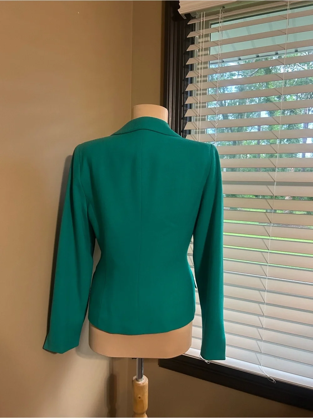 Christian Dior Green Wool Blazer Jacket